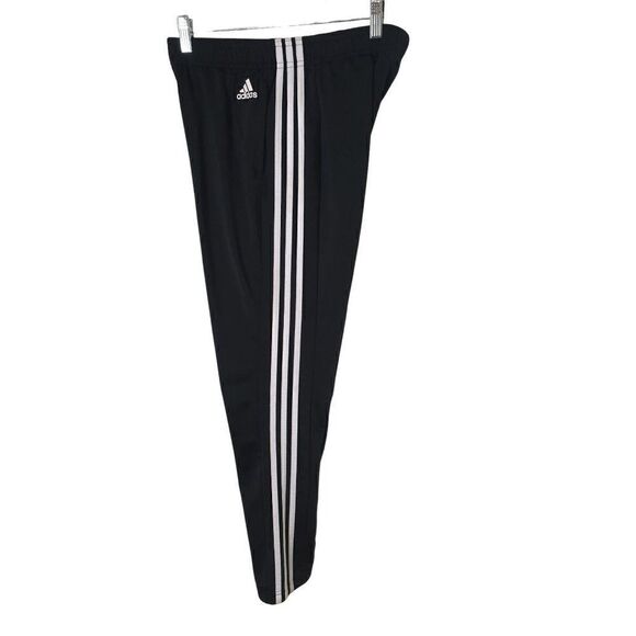 Adidas Women's Black Joggers 3-Stripe Workout Athletic Training Pants Medium - Picture 3 of 6